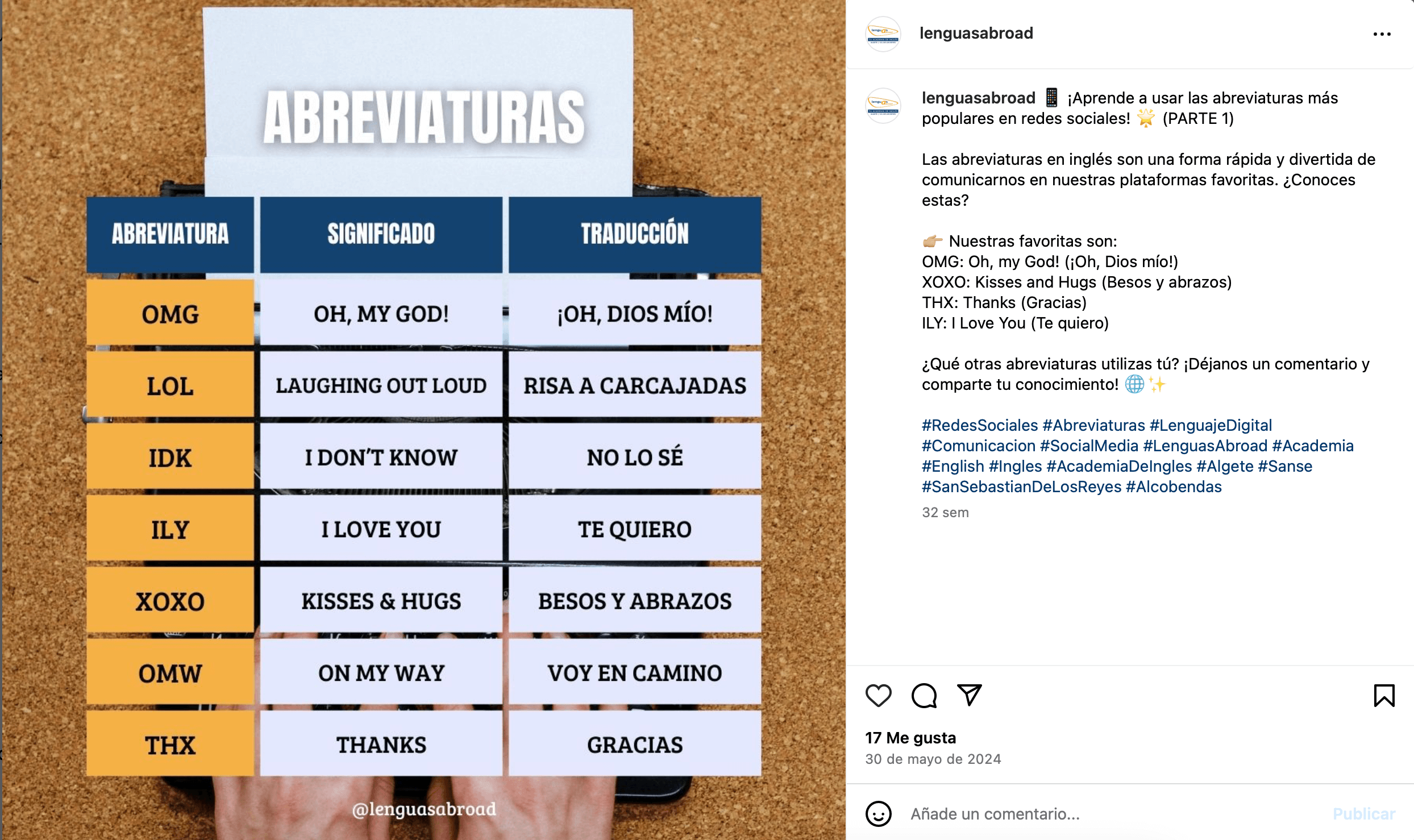 Content Creator Depinedo. Lenguas Abroad